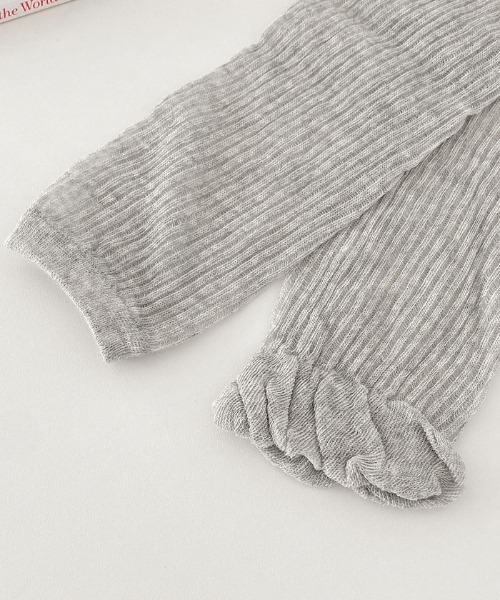 VIVID LADY（ビビッドレディー）の「シアーレグウォーマー ソックス バレエコア 全4色（ソックス/靴下・レディース・ホワイト/ピンク/ブラック/グレー・FREE）」の6枚目の写真