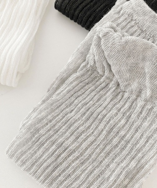 VIVID LADY（ビビッドレディー）の「シアーレグウォーマー ソックス バレエコア 全4色（ソックス/靴下・レディース・ホワイト/ピンク/ブラック/グレー・FREE）」の7枚目の写真