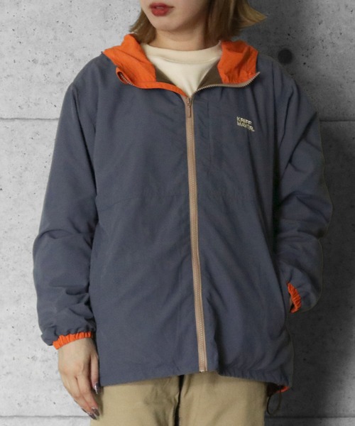 KRIFF MAYER Lady's Collection(クリフメイヤーレディースコレクション)の「アクティブフードJK(マウンテンパーカー・レディース・カラフル/ベージュ/ネイビー/その他5/その他6/ブルーグリーン・MEDIUM/LARGE)」の1枚目の写真