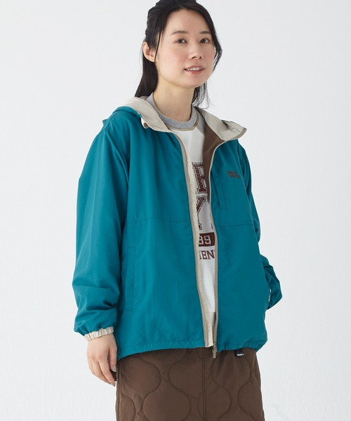 KRIFF MAYER Lady's Collection(クリフメイヤーレディースコレクション)の「アクティブフードJK(マウンテンパーカー・レディース・カラフル/ベージュ/ネイビー/その他5/その他6/ブルーグリーン・MEDIUM/LARGE)」の3枚目の写真