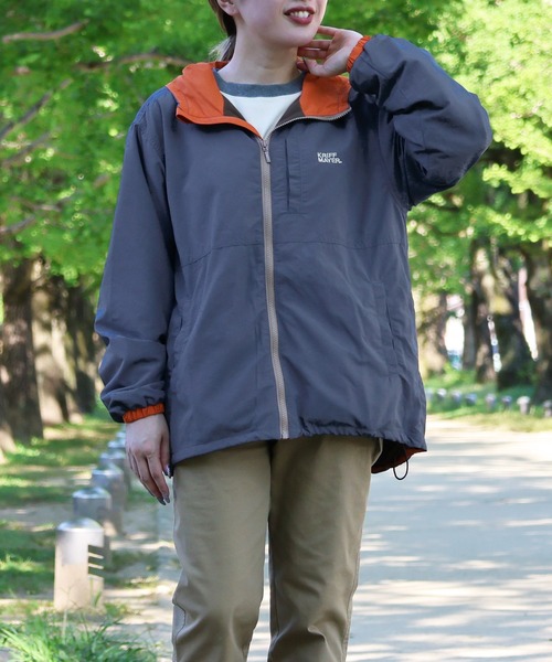 KRIFF MAYER Lady's Collection(クリフメイヤーレディースコレクション)の「アクティブフードJK(マウンテンパーカー・レディース・カラフル/ベージュ/ネイビー/その他5/その他6/ブルーグリーン・MEDIUM/LARGE)」の19枚目の写真