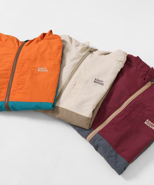 KRIFF MAYER Lady's Collection(クリフメイヤーレディースコレクション)の「アクティブフードJK(マウンテンパーカー・レディース・カラフル/ベージュ/ネイビー/その他5/その他6/ブルーグリーン・MEDIUM/LARGE)」の21枚目の写真