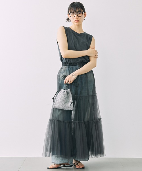 BABYLONE（バビロン）の「グリッターポーチ（ショルダーバッグ・レディース・シルバー・フリー）」の2枚目の写真