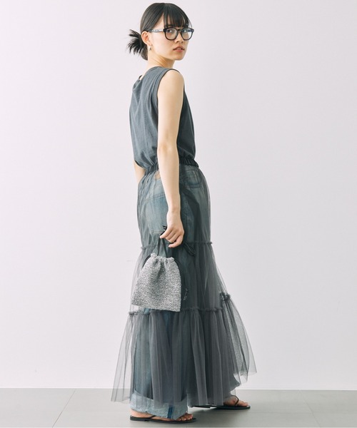 BABYLONE（バビロン）の「グリッターポーチ（ショルダーバッグ・レディース・シルバー・フリー）」の3枚目の写真