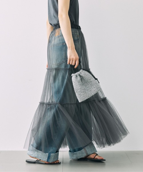 BABYLONE（バビロン）の「グリッターポーチ（ショルダーバッグ・レディース・シルバー・フリー）」の4枚目の写真