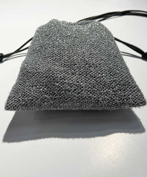 BABYLONE（バビロン）の「グリッターポーチ（ショルダーバッグ・レディース・シルバー・フリー）」の12枚目の写真