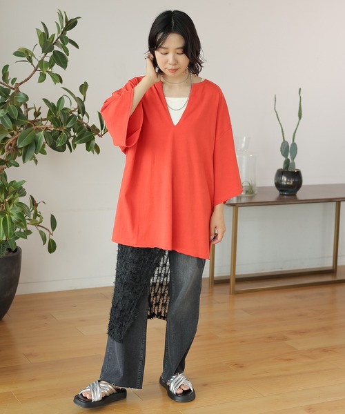 LEPSIM（レプシィム）の「フェザーラップスカート　127625（スカート・レディース・オフホワイト/ブラック・FREE）」の13枚目の写真