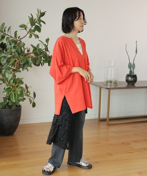 LEPSIM（レプシィム）の「フェザーラップスカート　127625（スカート・レディース・オフホワイト/ブラック・FREE）」の14枚目の写真