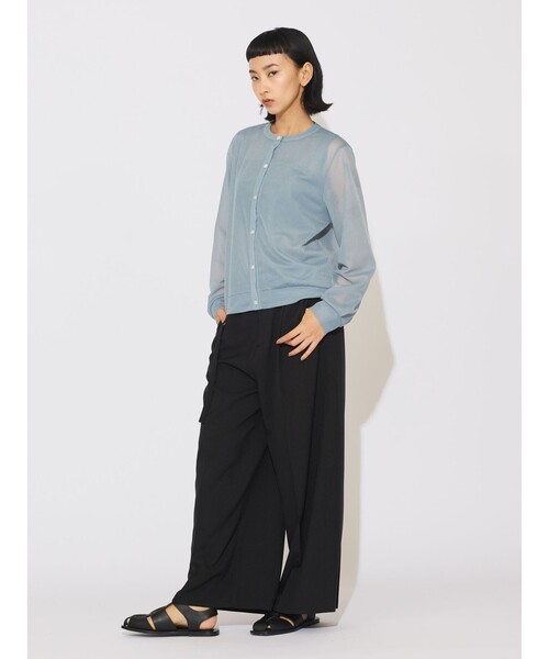 アンサンブル MIDIUMISOLID for Ladies シアーアンサンブル MIDIUMISOLID for Ladies メローシアーハーフスリーブインナー