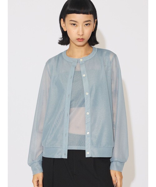 アンサンブル MIDIUMISOLID for Ladies シアーアンサンブル MIDIUMISOLID for Ladies メローシアーハーフスリーブインナー