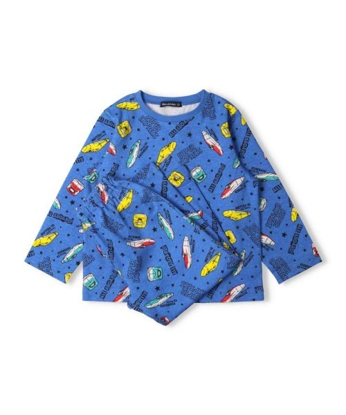 セール】JR新幹線電車総柄長袖パジャマ（ルームウェア/パジャマ