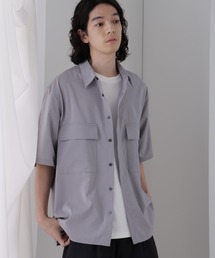 【ZOZO限定】Peトロピカルフラップ付きビックボケット半袖シャツ