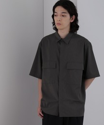 【ZOZO限定】Peトロピカルフラップ付きビックボケット半袖シャツ