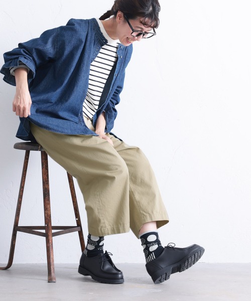 soulberry 8分な丈のanyパンツ　チノパンツ 8分な丈の【anyパンツ】（チノパンツ）｜soulberry（ソウル
