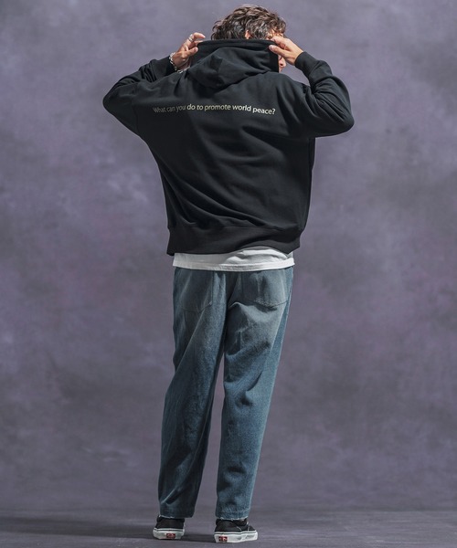 Jih Nunc(ジーヌンク)の「mp12623- ユーズド加工ベイカーデニムパンツ(デニムパンツ・メンズ・ブルーグリーン/ブラック/インディゴブルー・L/M/S)」の9枚目の写真