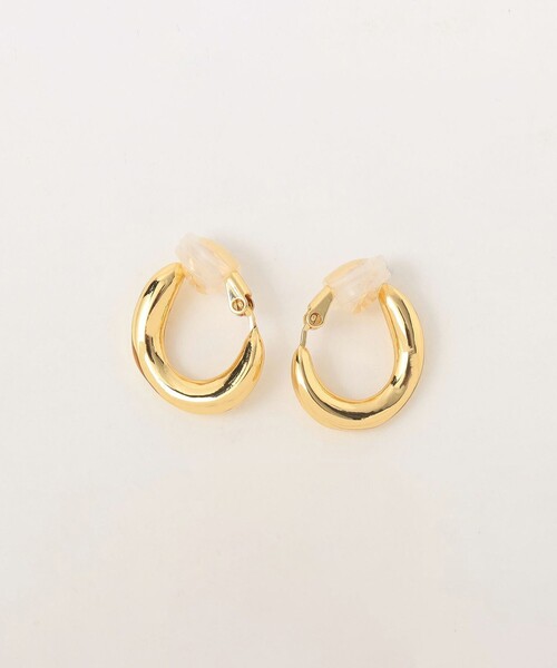 green label relaxing（グリーンレーベルリラクシング）の「シズクフォルム イヤリング（イヤリング・レディース・シルバー/ゴールド・FREE）」の2枚目の写真