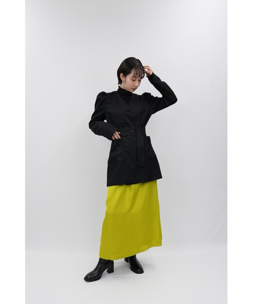 【ZOZO限定】ストリング サテン ロング スカート Iライン シルエット(スカート)|Uenui(ウニュイ) 【ZOZO限定】ストリング サテン ロング スカート Iライン シルエット(スカート)|Uenui(ウニュイ)