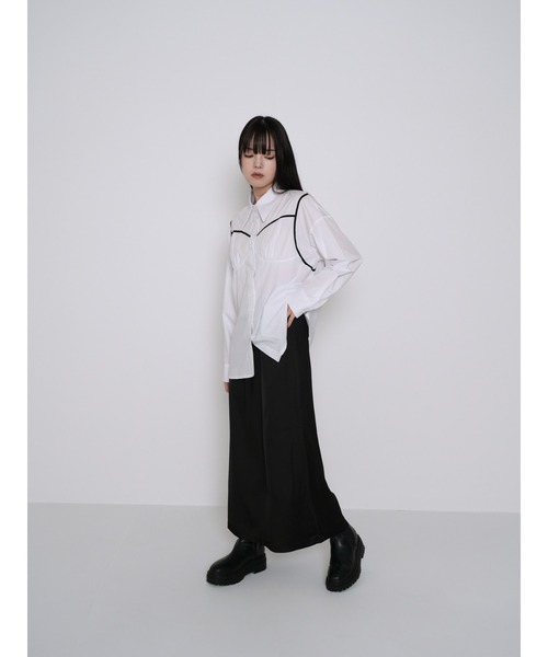 【ZOZO限定】ストリング サテン ロング スカート Iライン シルエット(スカート)|Uenui(ウニュイ) 【ZOZO限定】ストリング サテン ロング スカート Iライン シルエット(スカート)|Uenui(ウニュイ)