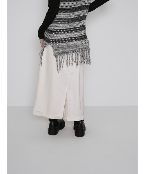 【ZOZO限定】ストリング サテン ロング スカート Iライン シルエット(スカート)|Uenui(ウニュイ) 【ZOZO限定】ストリング サテン ロング スカート Iライン シルエット(スカート)|Uenui(ウニュイ)