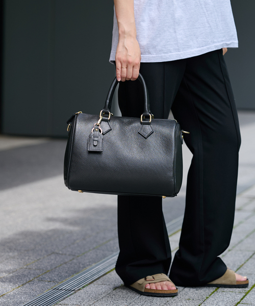 U by SPICK&SPAN(ユーバイスピックアンドスパン)の「【MARLON/マルロン】 BOSTON BAG(ボストンバッグ・レディース・ブラック・FREE)」の21枚目の写真