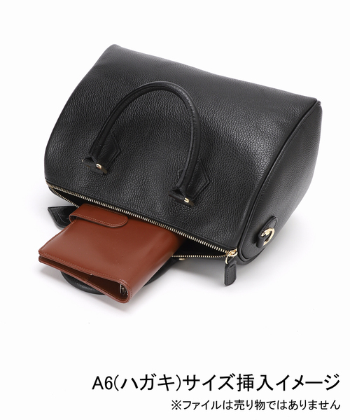 U by SPICK&SPAN(ユーバイスピックアンドスパン)の「【MARLON/マルロン】 BOSTON BAG(ボストンバッグ・レディース・ブラック・FREE)」の4枚目の写真