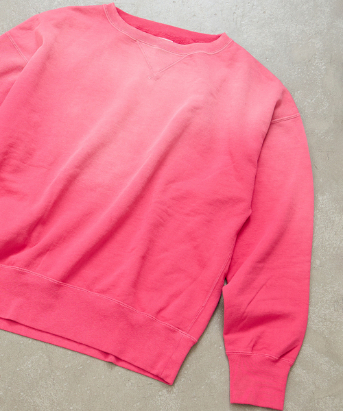 RIDING HIGH（ライディングハイ）の「別注【RIDING HIGH/ライディングハイ】 VINTAGE風スウェット（Tシャツ/カットソー・レディース・ブラウン/ピンク/ネイビー/パープル・FREE）」の4枚目の写真