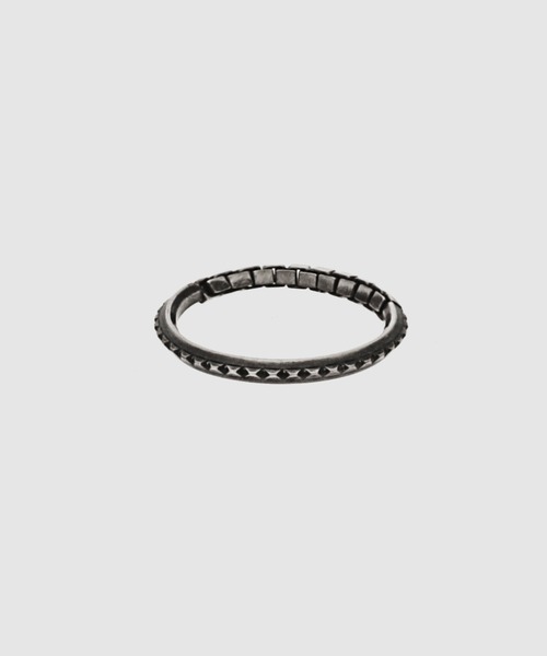 Werkstatt Munchen( ワークスタッドミュンヘン)の「ring symbol box chain(リング・メンズ・シルバー・S/M)」の2枚目の写真