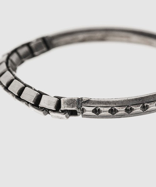 Werkstatt Munchen( ワークスタッドミュンヘン)の「ring symbol box chain(リング・メンズ・シルバー・S/M)」の4枚目の写真