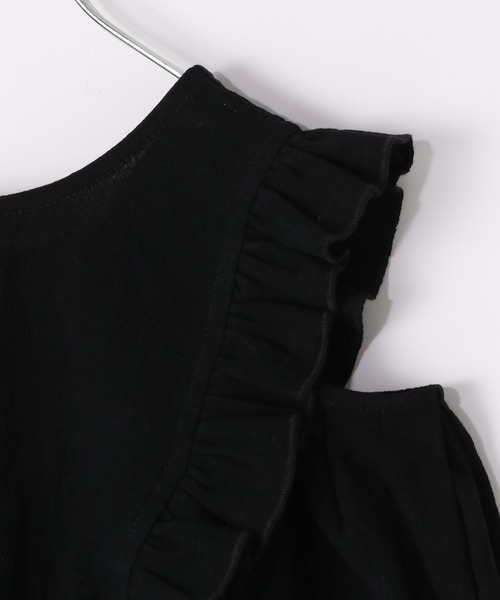 10C REPIPI（ジューシーレピピ）の「【10C REPIPI】ペプラム2WAYブラウス（シャツ/ブラウス・キッズ・ブラック/パープル・110cm/130cm/120cm）」の14枚目の写真