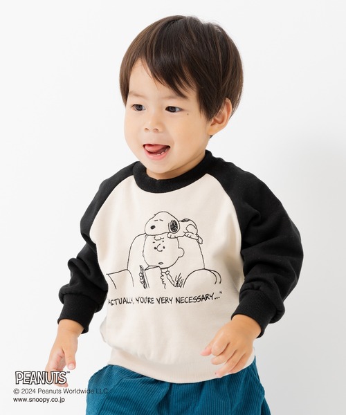 PEANUTS（ピーナッツ）の「PEANUTS / ピーナッツ スヌーピー トレーナー（スウェット・キッズ・B/A/C/D/E/F・80ｃｍ/90cm/100cm/110cm/120cm/130cm/140cm）」の5枚目の写真