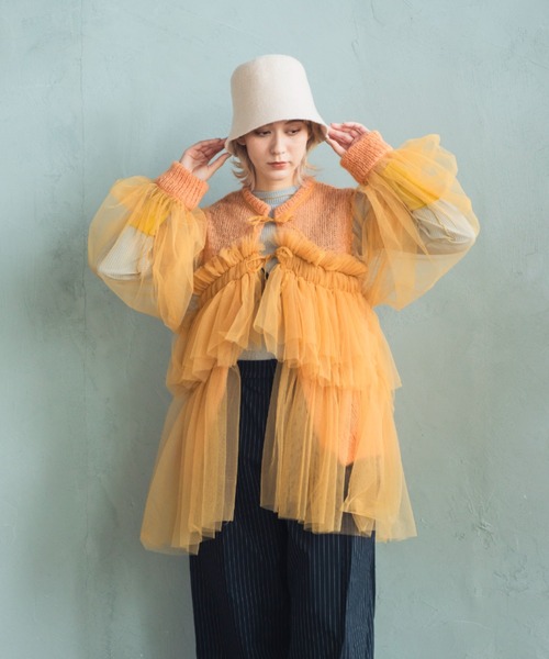 ORIENT MILLINERY(オリエント ミリナリー)の「NOVA【ノヴァ】(ハット・レディース・ライトグレー/グリーン/アイボリー/ブラック・FREE)」の5枚目の写真