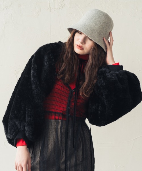 ORIENT MILLINERY(オリエント ミリナリー)の「NOVA【ノヴァ】(ハット・レディース・ライトグレー/グリーン/アイボリー/ブラック・FREE)」の11枚目の写真