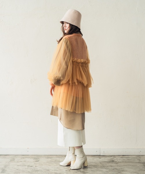 ORIENT MILLINERY(オリエント ミリナリー)の「NOVA【ノヴァ】(ハット・レディース・ライトグレー/グリーン/アイボリー/ブラック・FREE)」の14枚目の写真