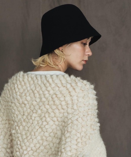 ORIENT MILLINERY(オリエント ミリナリー)の「NOVA【ノヴァ】(ハット・レディース・ライトグレー/グリーン/アイボリー/ブラック・FREE)」の22枚目の写真