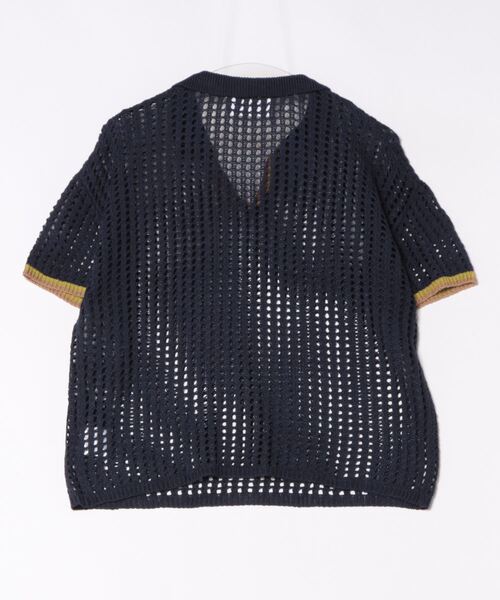 nemne store(ネンネストア)の「【keel】メッシュスキッパーニット(ニット/セーター・レディース・ネイビー/ブラウン・MEDIUM/SMALL)」の17枚目の写真