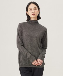 ラメボーダー ニット