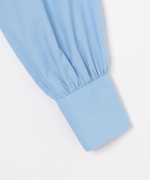 GLOBAL WORK（グローバルワーク）の「ネクタイ付きクロップドシャツ/AND YUA ANY/132131（シャツ/ブラウス・キッズ・ブルー/ストライプ・FREE）」の12枚目の写真