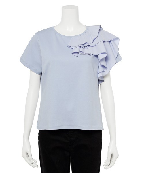 CELFORD（セルフォード）の「アシメフリルTシャツ（Tシャツ