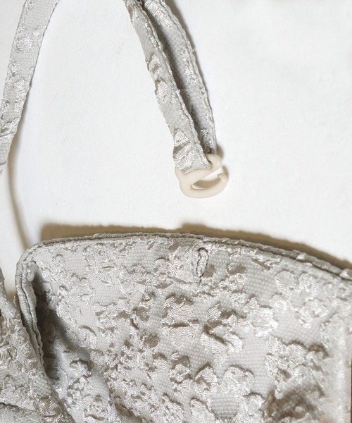 セール】上品エンボス バックリボン2wayビスチェ（キャミソール