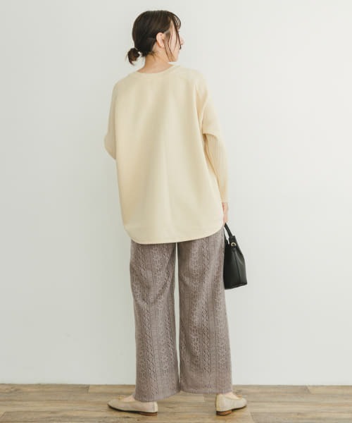 ITEMS URBANRESEARCH（アイテムズ アーバンリサーチ）の「起毛レースイージーパンツ（その他パンツ・レディース・その他/ブラウン/グレー・-/FREE）」の12枚目の写真