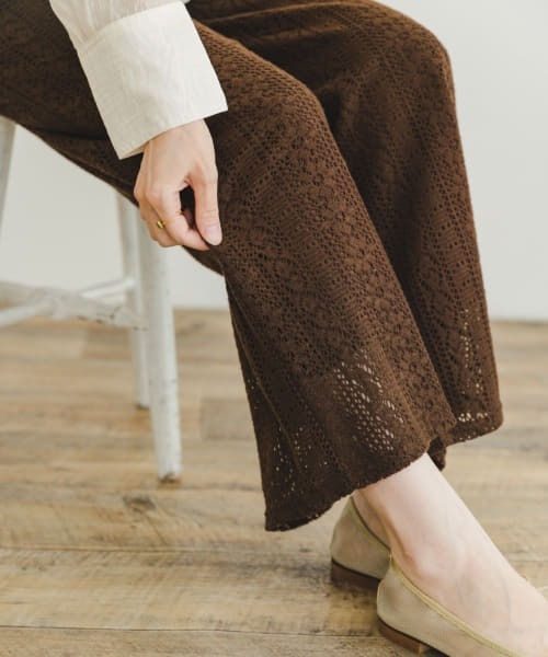 ITEMS URBANRESEARCH（アイテムズ アーバンリサーチ）の「起毛レースイージーパンツ（その他パンツ・レディース・その他/ブラウン/グレー・-/FREE）」の18枚目の写真