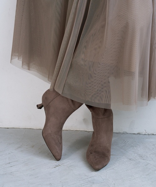 LE TALON(ルタロン)の「5cmワイドシャフトロングブーツ(ブーツ・レディース・ウッド/ブラック/ブラック系その他・X-LARGE/MEDIUM/SMALL/LARGE)」の16枚目の写真