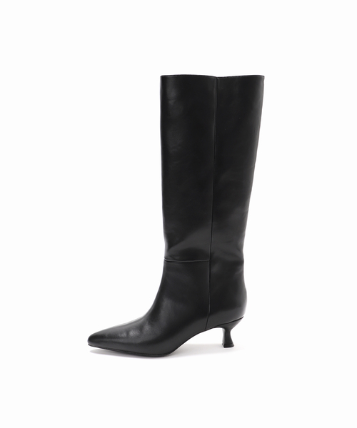 LE TALON(ルタロン)の「5cmワイドシャフトロングブーツ(ブーツ・レディース・ウッド/ブラック/ブラック系その他・X-LARGE/MEDIUM/SMALL/LARGE)」の8枚目の写真