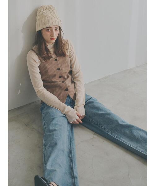 so4u(ソーフォーユー)の「ケーブルニットキャップ(ニットキャップ/ビーニー・レディース・ブラック/キナリ・F)」の18枚目の写真