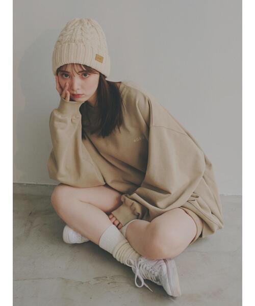 so4u(ソーフォーユー)の「ケーブルニットキャップ(ニットキャップ/ビーニー・レディース・ブラック/キナリ・F)」の21枚目の写真