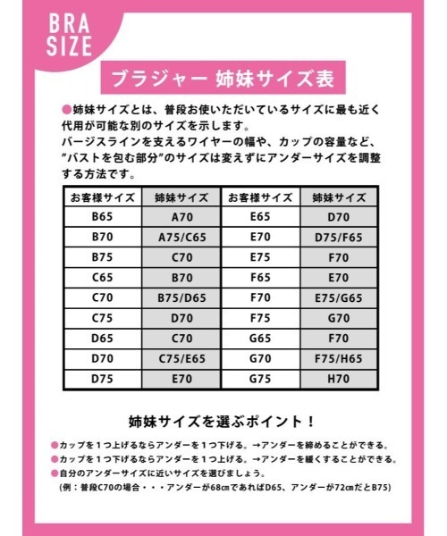 Ravijour（ラヴィジュール）の「シャイニーバタフライ グラマーアップ ブラ(B～Dカップ)（ブラジャー・レディース・ホワイト/ブラック/ダークブルー/ピンク・B65/B70/C70/D70/B75/C65/C75/D65/D75）」の9枚目の写真