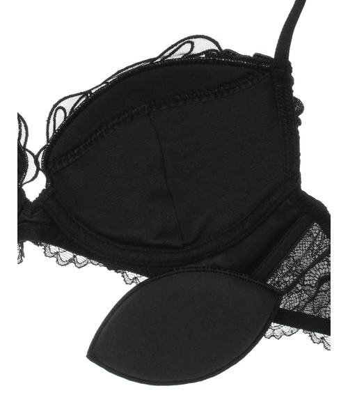 Ravijour（ラヴィジュール）の「シャイニーバタフライ グラマーアップ ブラ(B～Dカップ)（ブラジャー・レディース・ホワイト/ブラック/ダークブルー/ピンク・B65/B70/C70/D70/B75/C65/C75/D65/D75）」の17枚目の写真