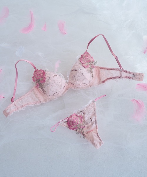 セール】シャイニーバタフライ グラマーアップ ブラ(B～Dカップ