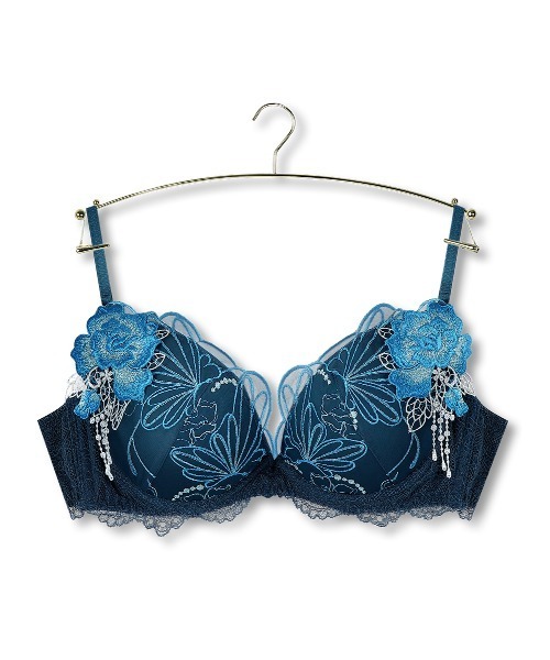 セール】シャイニーバタフライ グラマーアップ ブラ(B～Dカップ