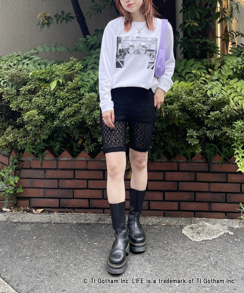 Oriens JOURNAL STANDARD（オリエンス ジャーナルスタンダード）の「【GOOD ROCK SPEED / グッドロックスピード】  LIFE （フォトプリント2）：ロンT（Tシャツ/カットソー・レディース・ホワイト・MEDIUM）」の2枚目の写真